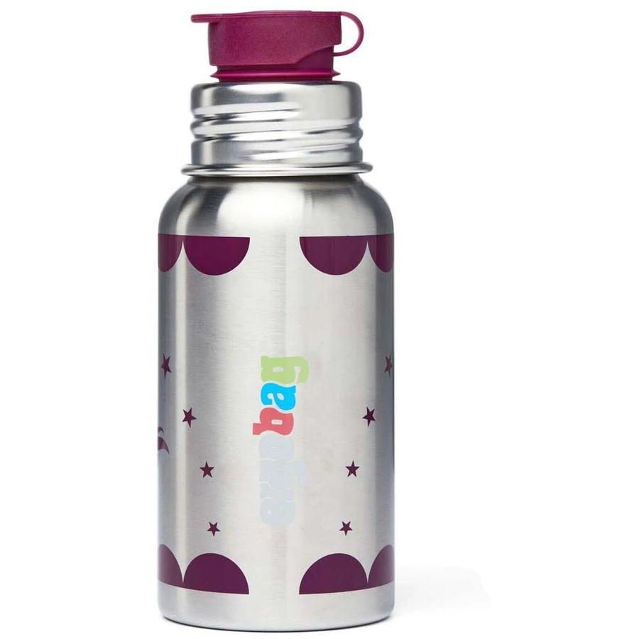 Ergobag Zubehör - Pura 500 ml Edelstahl Trinkflasche Pferdestar