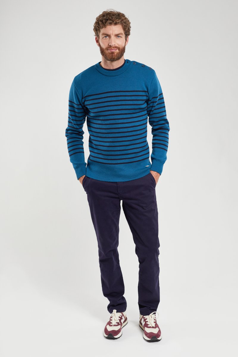 Pull marin rayé 