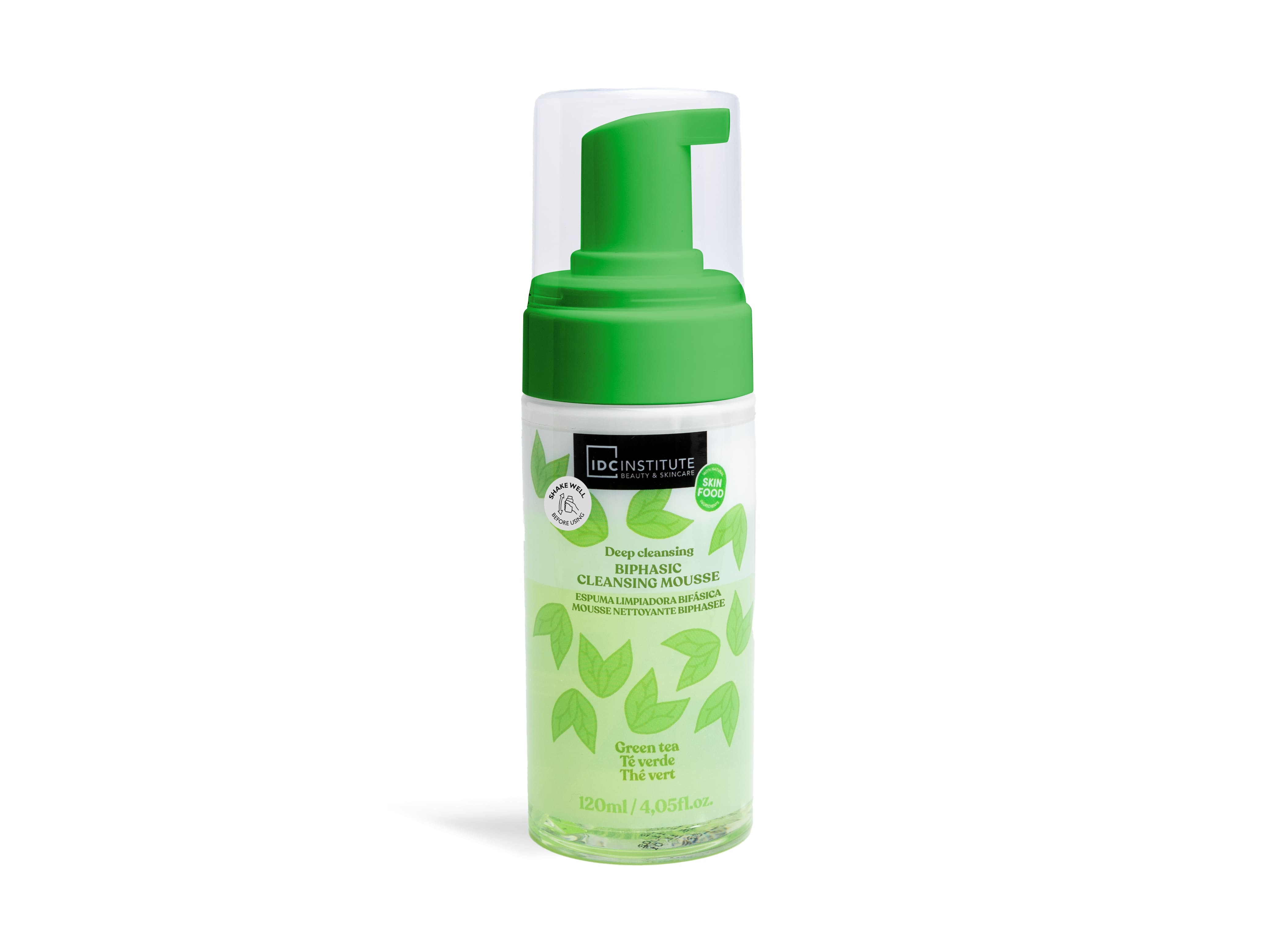 MOUSSE DE LIMPEZA IDC INSTITUTE CHÁ VERDE 120 ML
