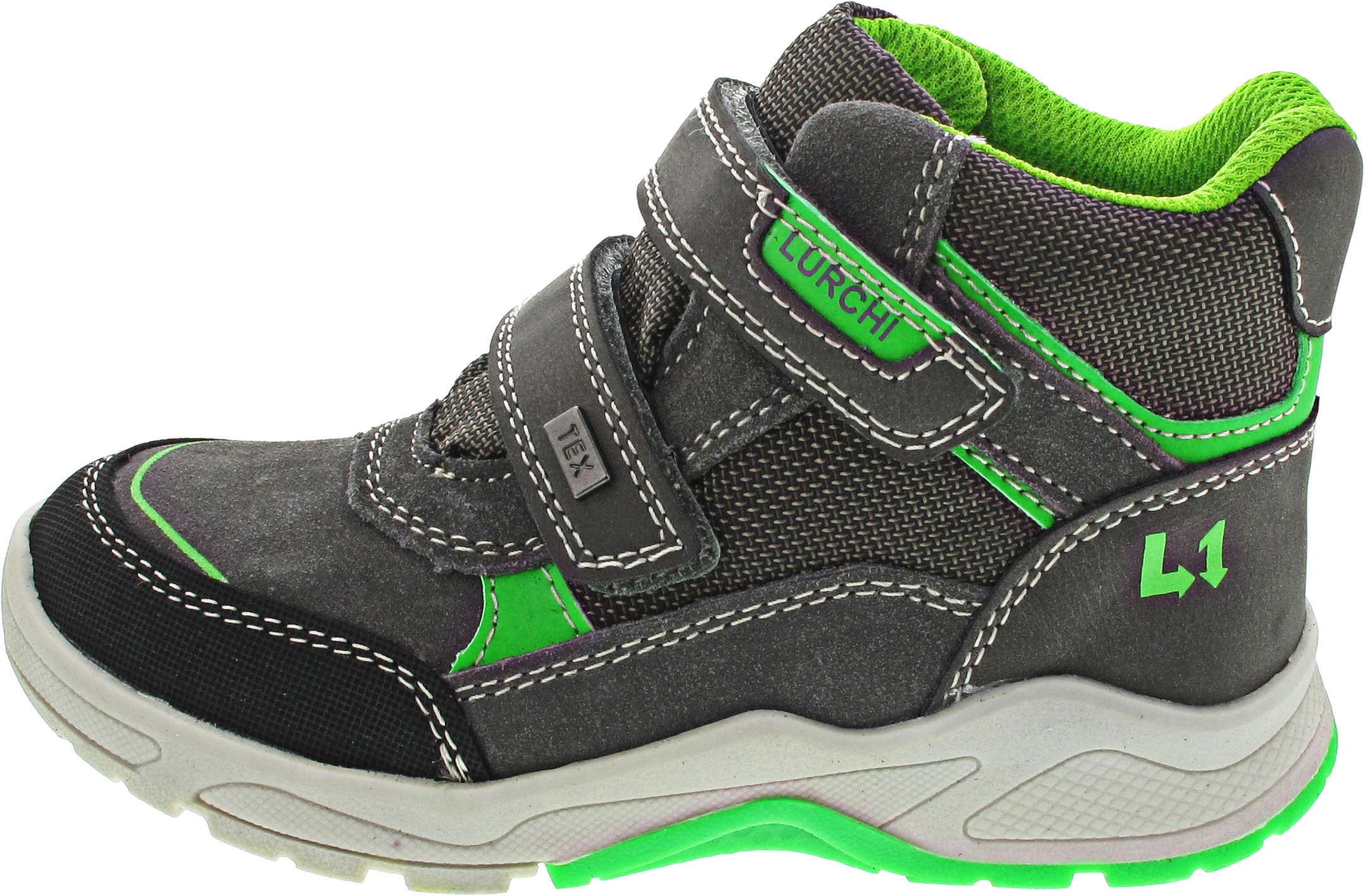 Lurchi Cross-Tex Klettstiefel TEX grau