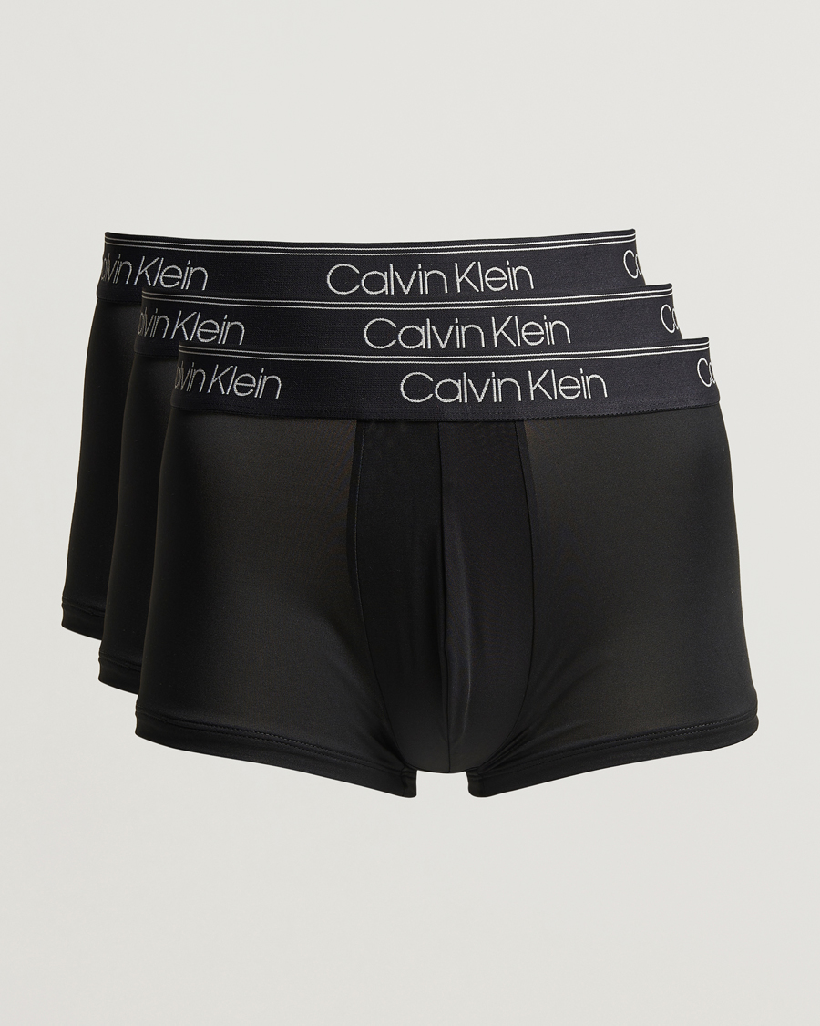 Calvin Klein 3-Pack Micro Stretch Trunk Black