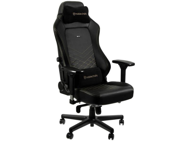noblechairs Gaming-Stuhl HERO Schwarz/Gold Ergonomischer Gaming-Stuhl