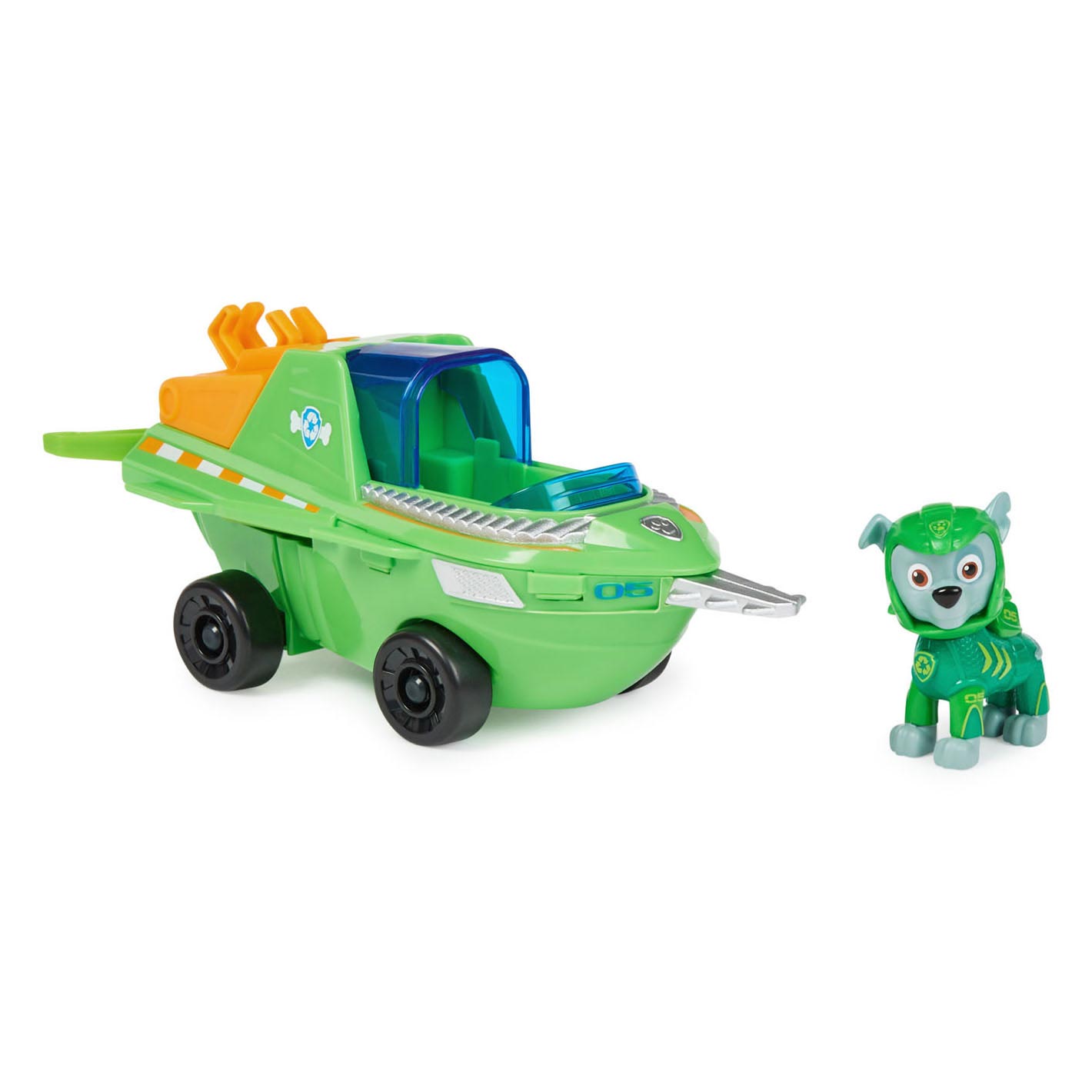 PAW Patrol Aqua Pups Rocky Deluxe Voertuig