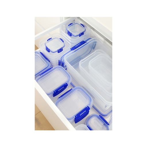 Sistema Starter Klip It 6-pak Opbevaringsbokse, Clear/Blue