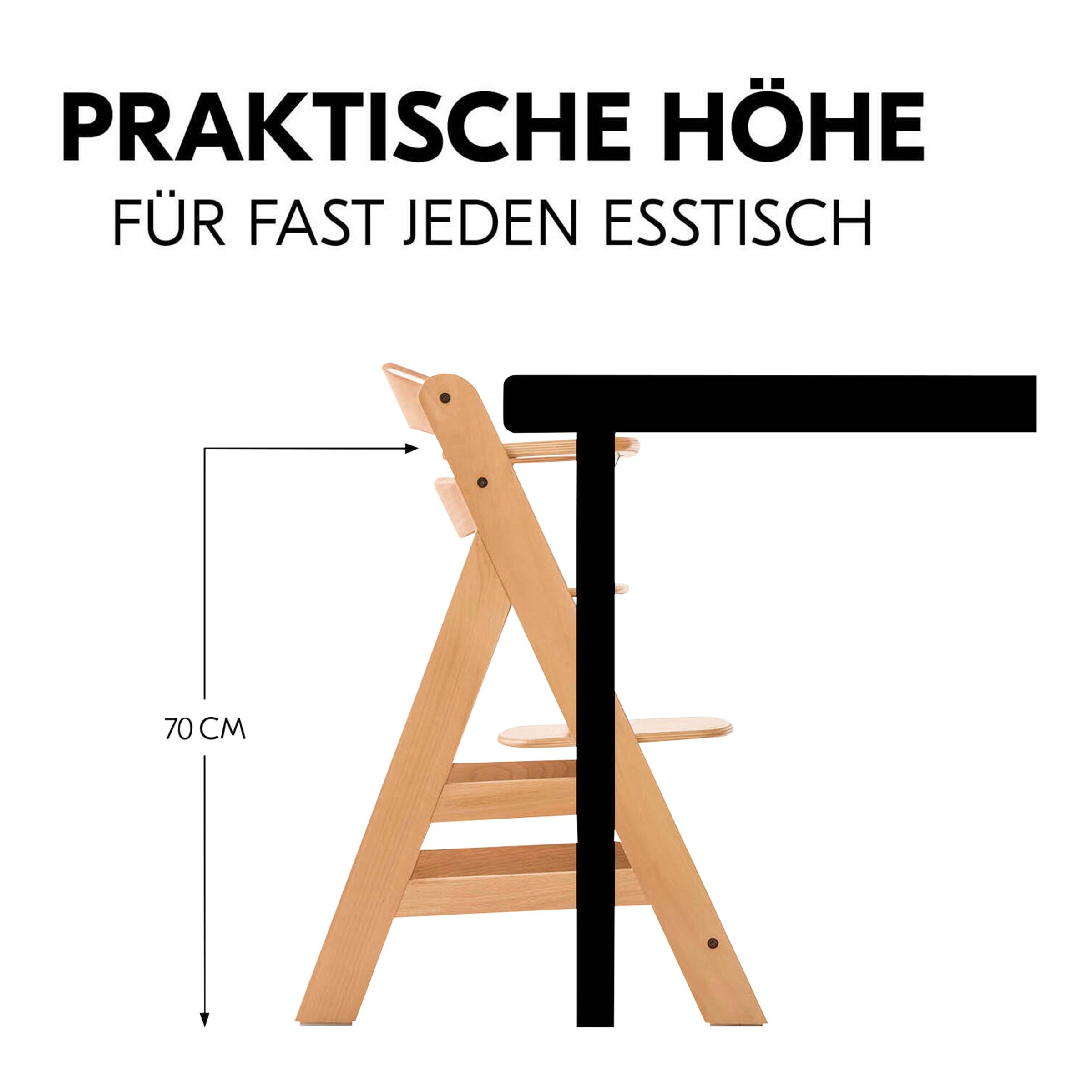 Hauck Hochstuhl Alpha + inkl. Newborn Set Premium