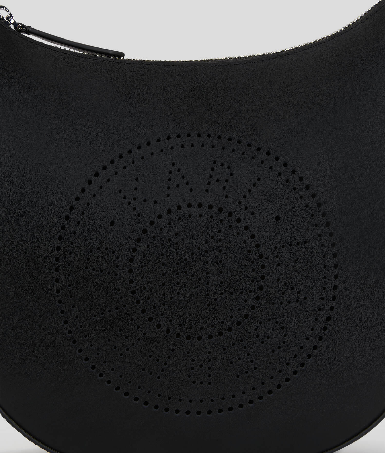 SAC PORTÉ ÉPAULE PERFORÉ CROISSANT DE LUNE K/CIRCLE - Noir