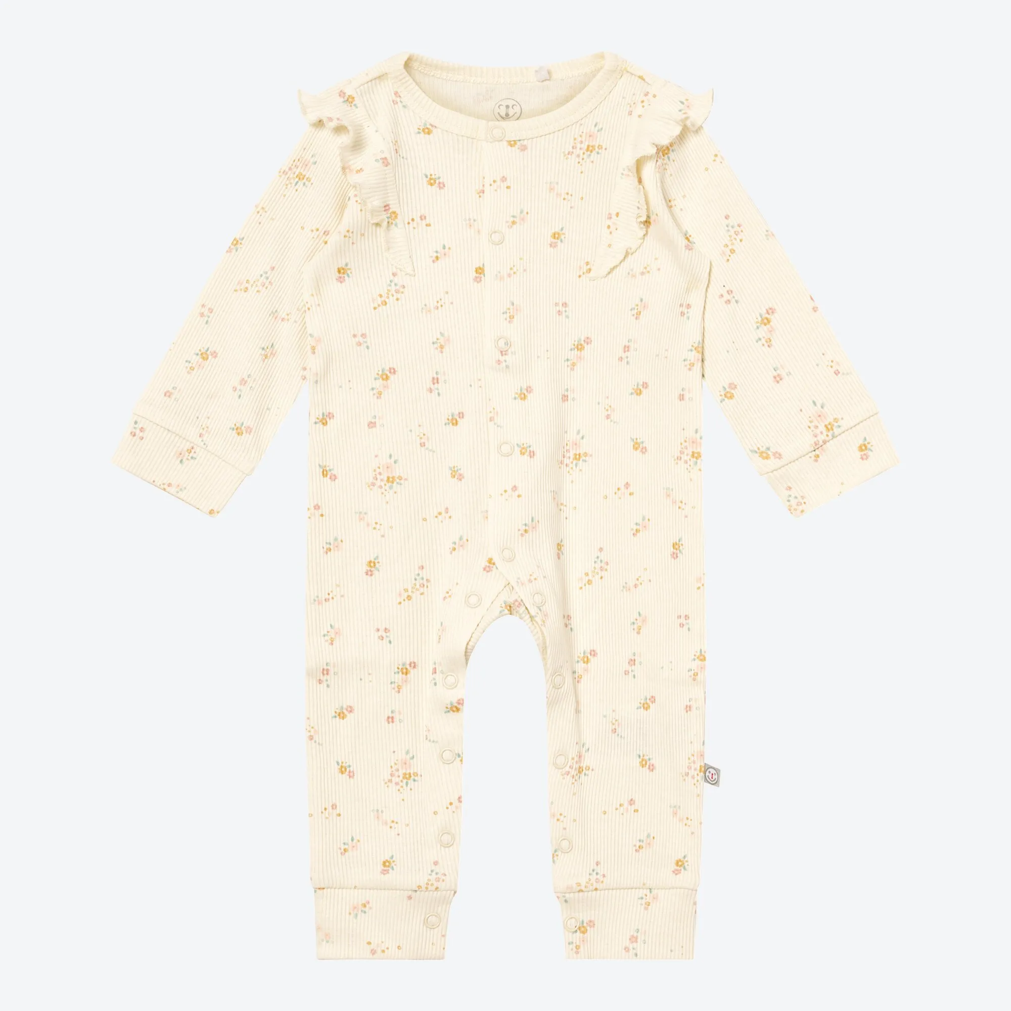 Baby-Mädchen-Strampler mit Blumenmuster