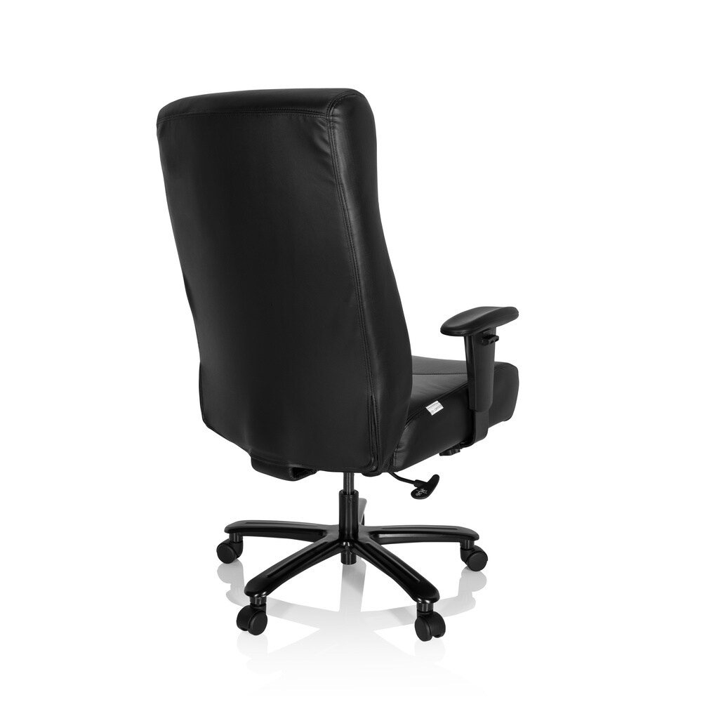 XXL Drehstuhl XXL EVEREST II Leder mit Armlehnen (höhenverstellbar) hjh OFFICE