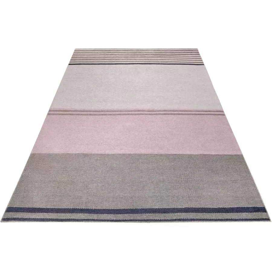 Esprit Kurzflorteppich CAMPS BAY beige braun rosa