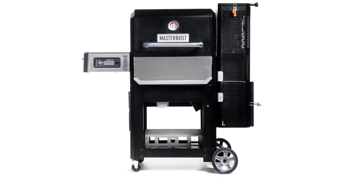 MasterbuiltGravity Series 800 Digital Charcoal Griddle + Grill + Smoker houtskoolbarbecue  (Zwart)