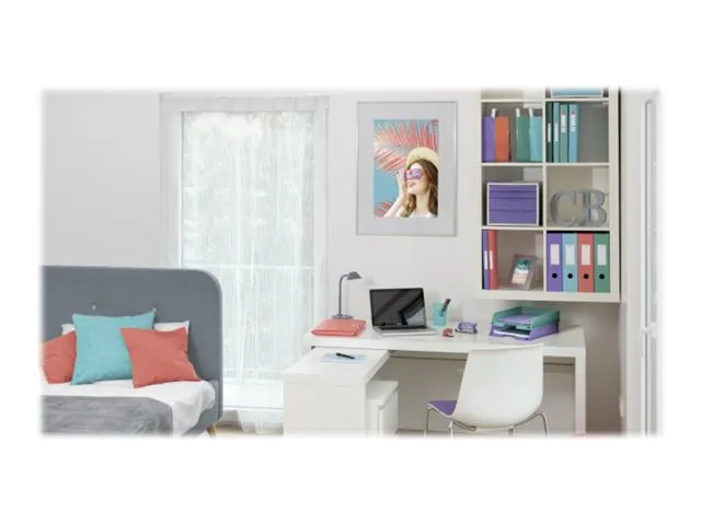 Esselte Colour'Breeze arkivæske med ekstra kapacitet, A4, 40mm Lavendel - (5 stk.)