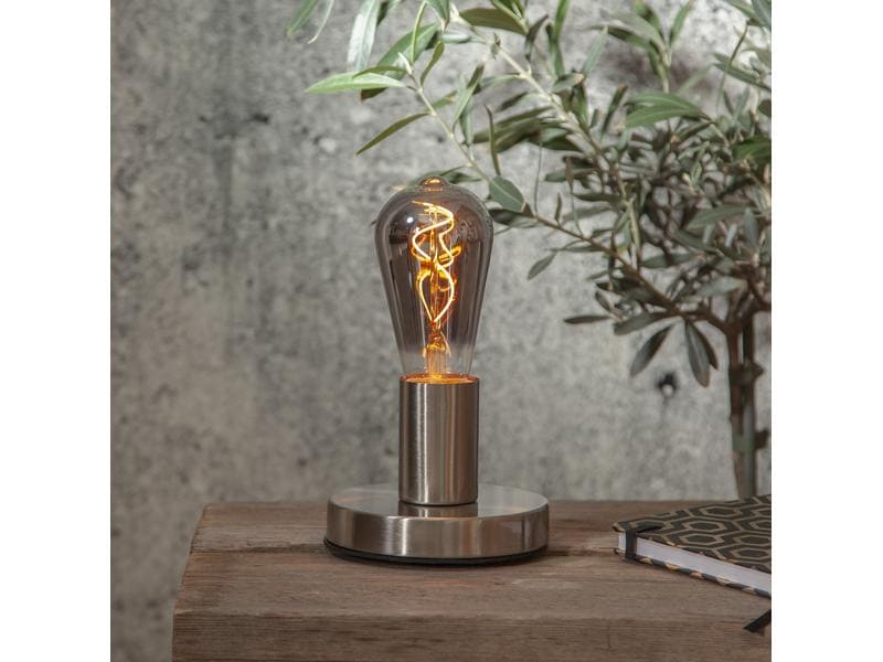 Star Trading Lampe LED Grace Smoke, 3 W, E27, Warmweiss Leuchtmittel mit E27 Sockel