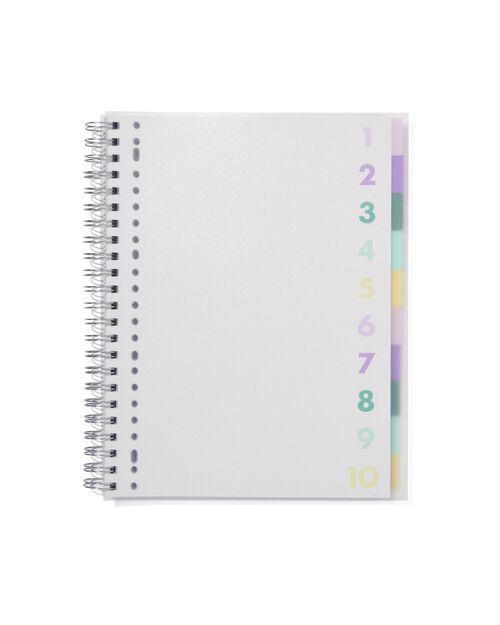 cahier à spirale 10-en-1 - A4