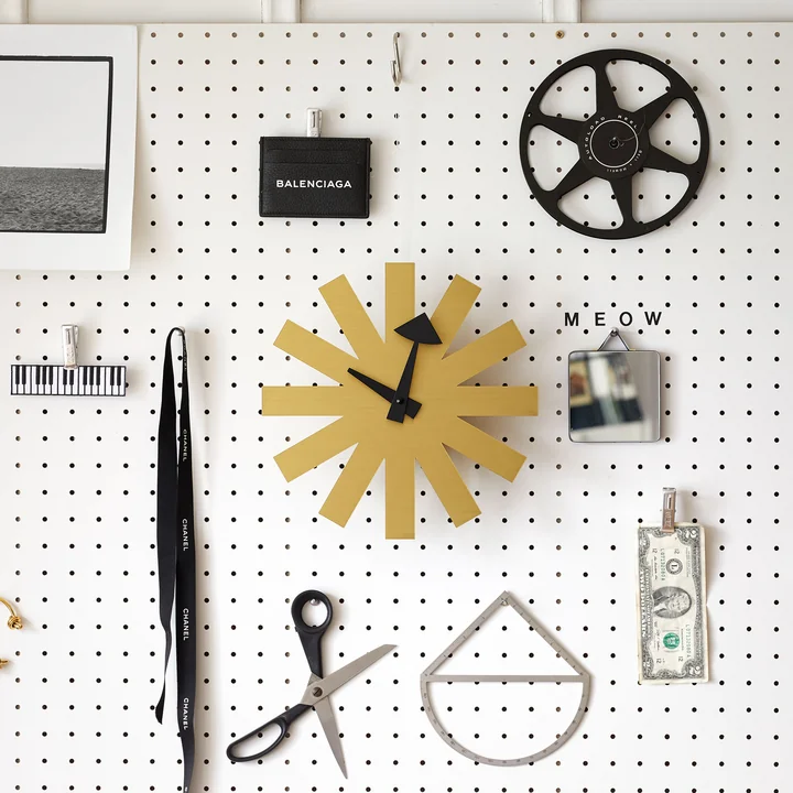 Vitra - Asterisk Clock, schwarz
