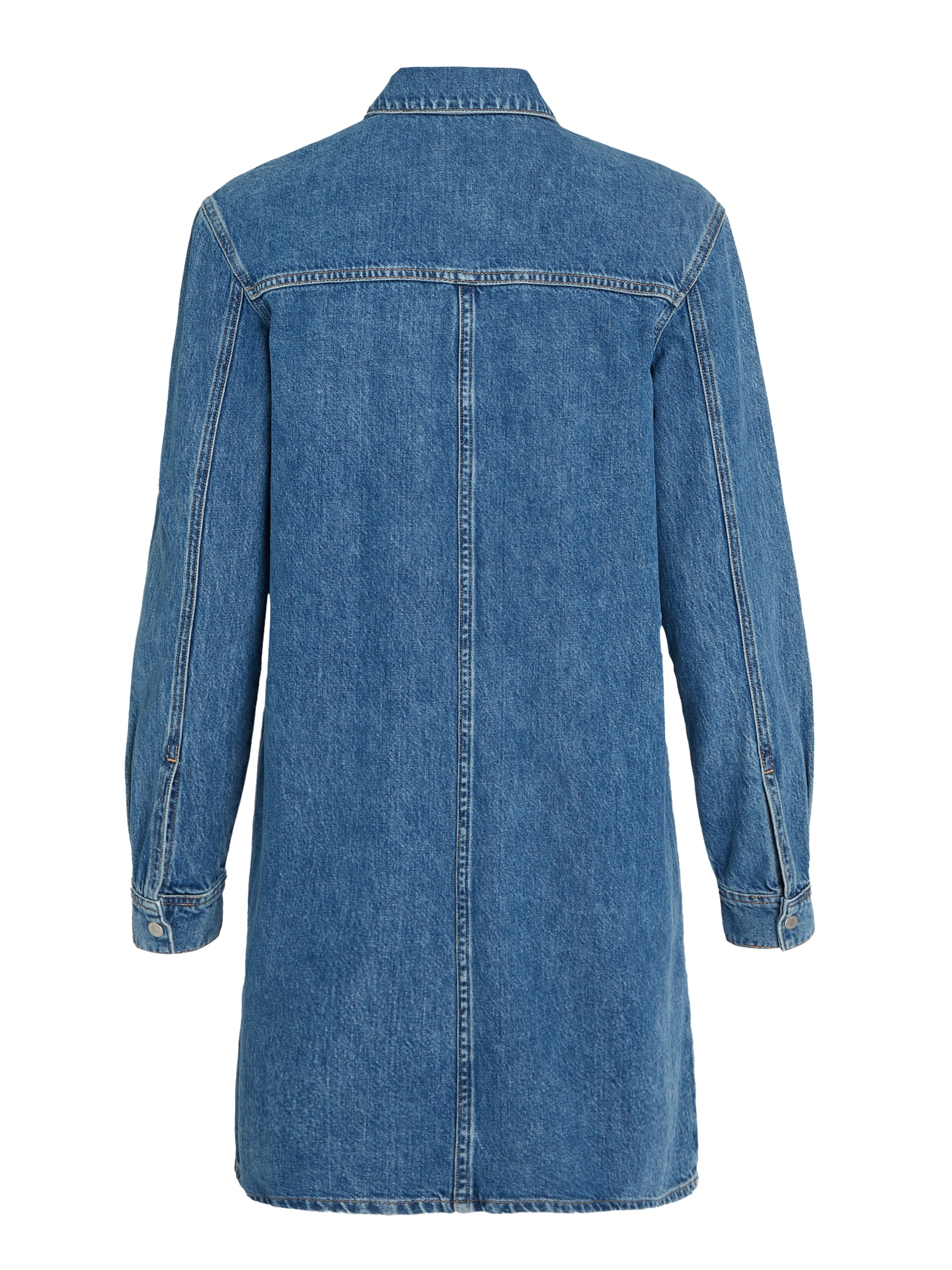 Tommy Jeans Jeanskleid »ALINE LS DRESS AH5032 EXT« mit Logostickerei