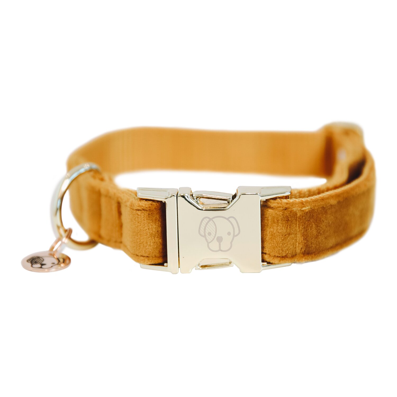 KENTUCKY DOGWEAR Hundehalsband Velvet  - mustard
