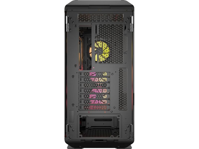 Corsair PC-Gehäuse 5000T LX RGB TG Schwarz Gaming-Mid-Tower mit Sichtfenster und RGB-Beleuchtung