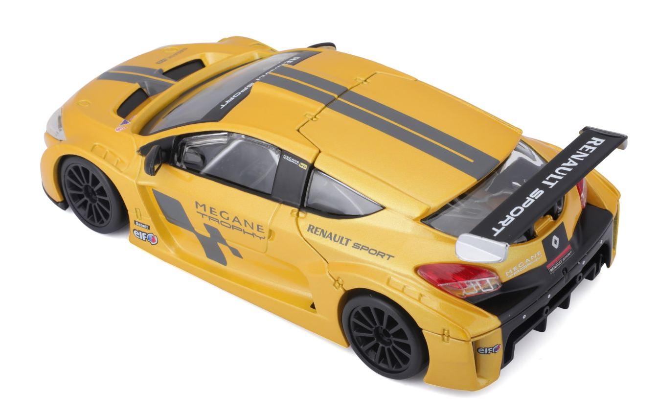 Renault Megane Trophy Gelb 1:24Sammlermodell im Massstab 1:24