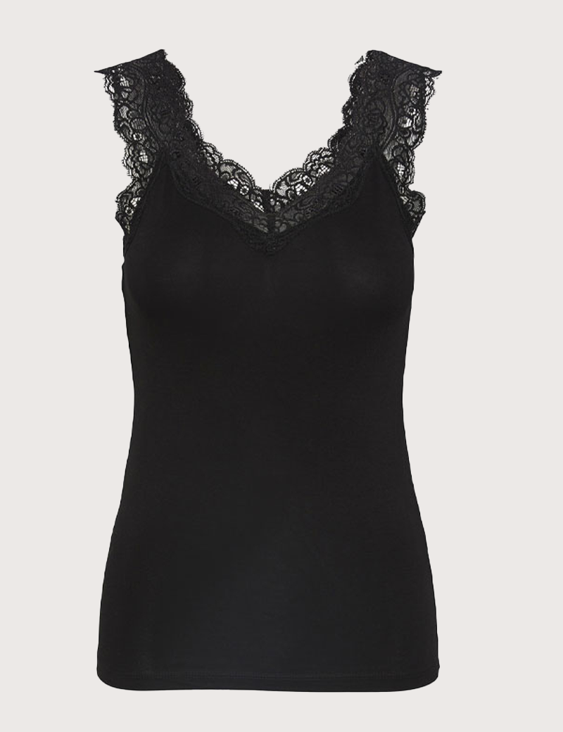 PIECES TOP SANS MANCHES BARBERA NOIR