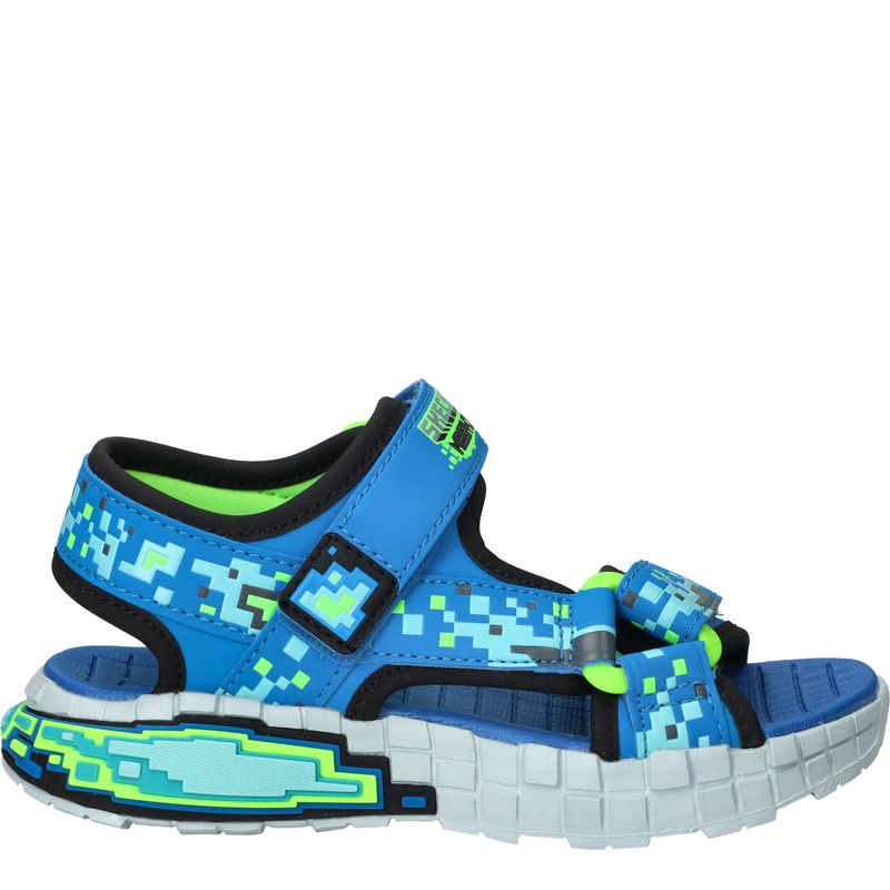 Skechers Mega Splash 4K Sandalen Blauw Jongens