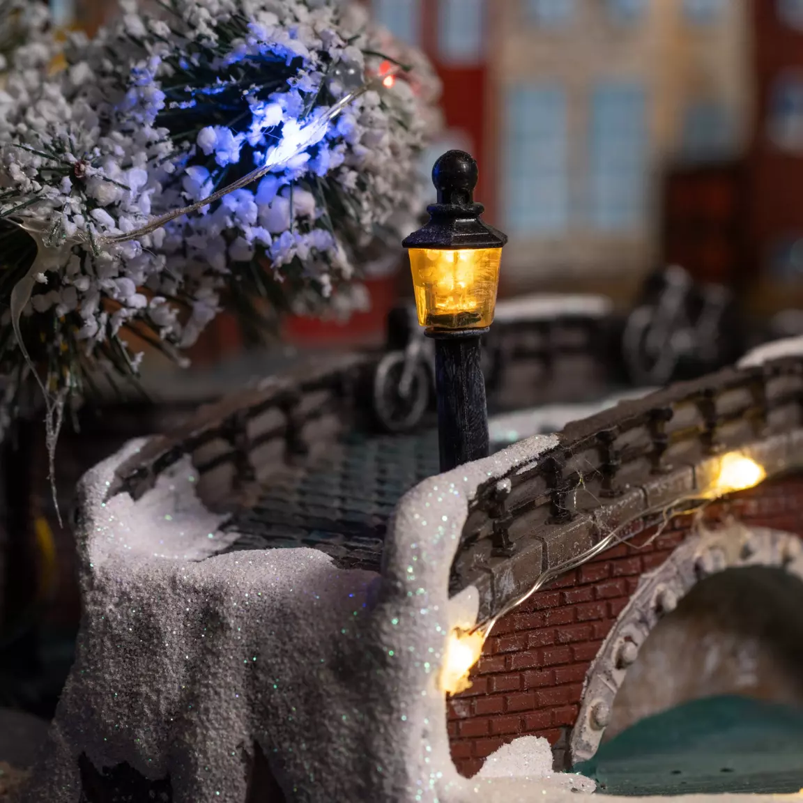 Village de Noël lumineux et musical Amsterdam