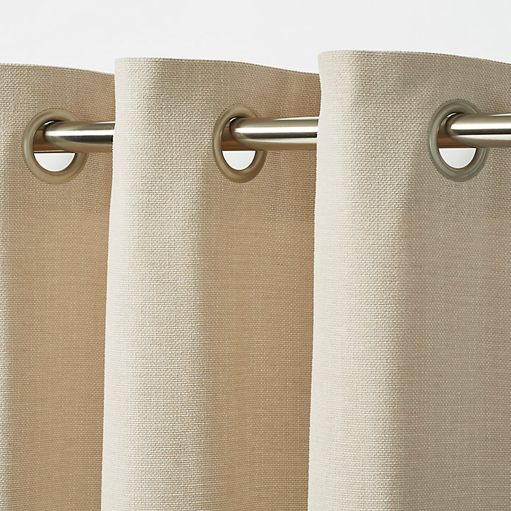 Rideau GoodHome Tiga naturel l.140 x H.260 cm