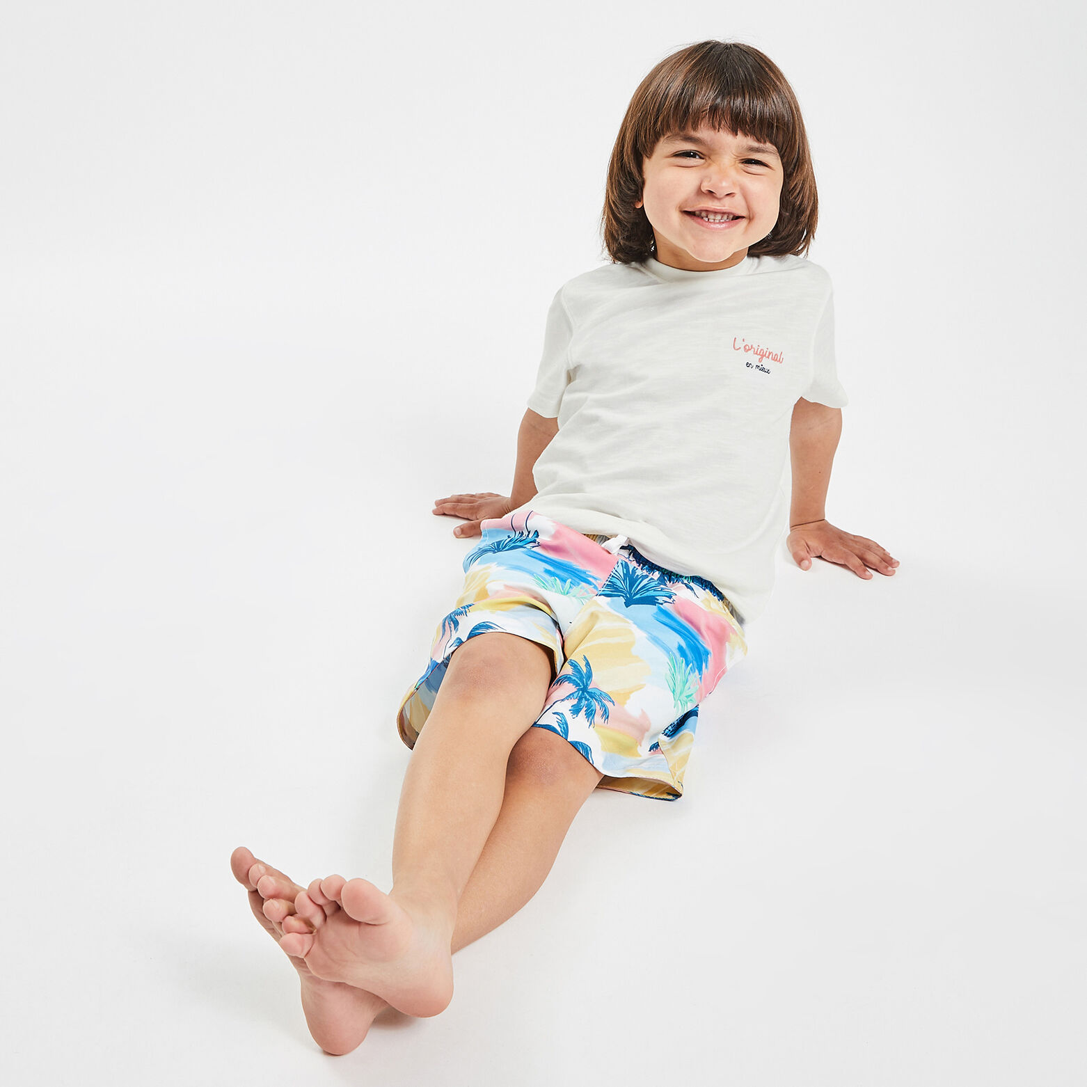 Maillot de bain imprimé enfant Multicolore