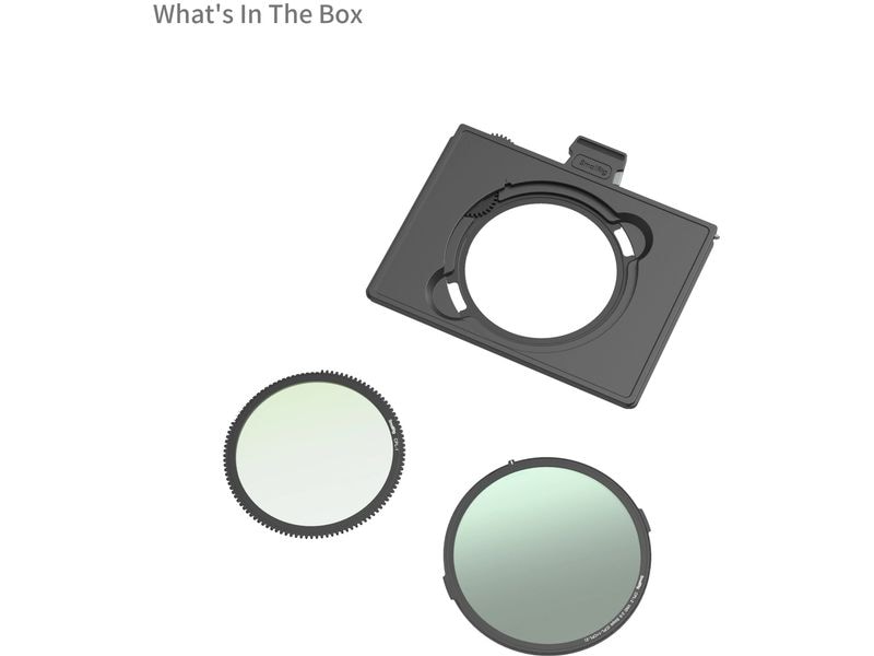 Smallrig Multifunktionales VND-Filterfach-Kit Dualer CPL VND-Filter mit magnetischer Schnellverschlussbefestigung
