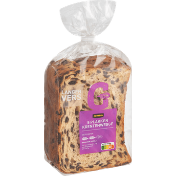 Jumbo - Krentenwegge Sneetjes - 5 Stuks