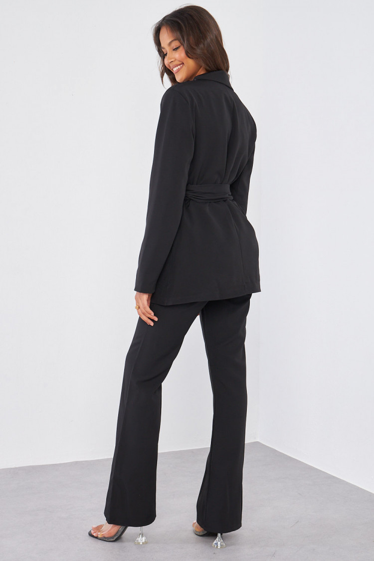 Ensemble 2 pièces blazer + pantalon tailleur noir