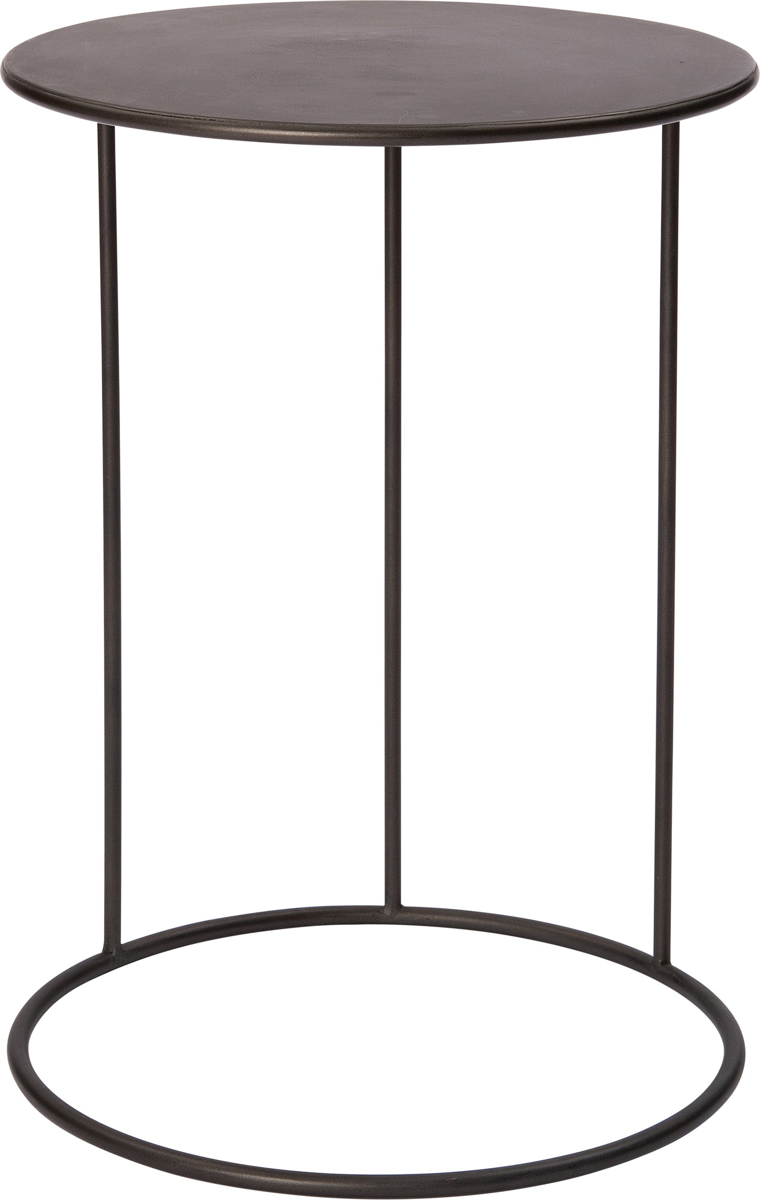 Intratuin bijzettafel zwart D 40 H 54,5 cm