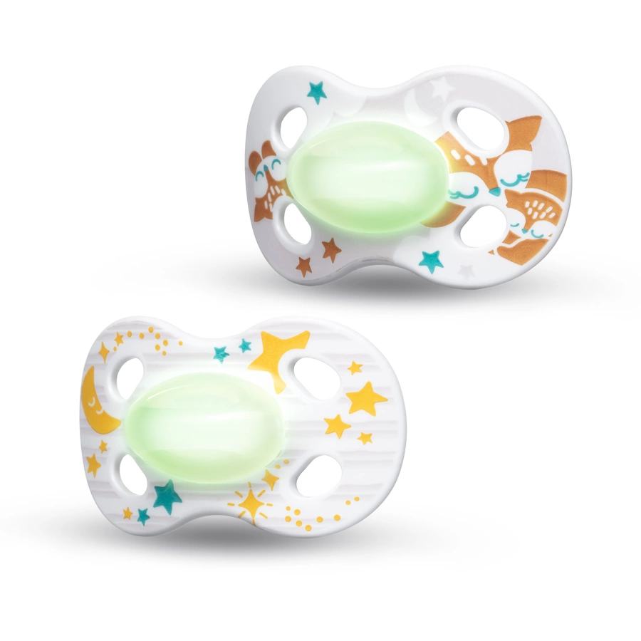 Medela Baby Nachtschnuller 6-18 Monate, 2 Stk.