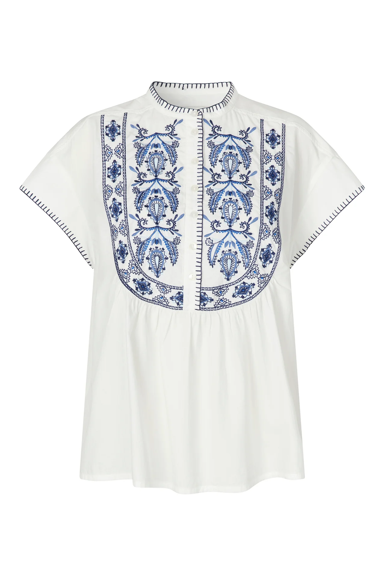 Lollys Laundry  Molly bluse - hvid