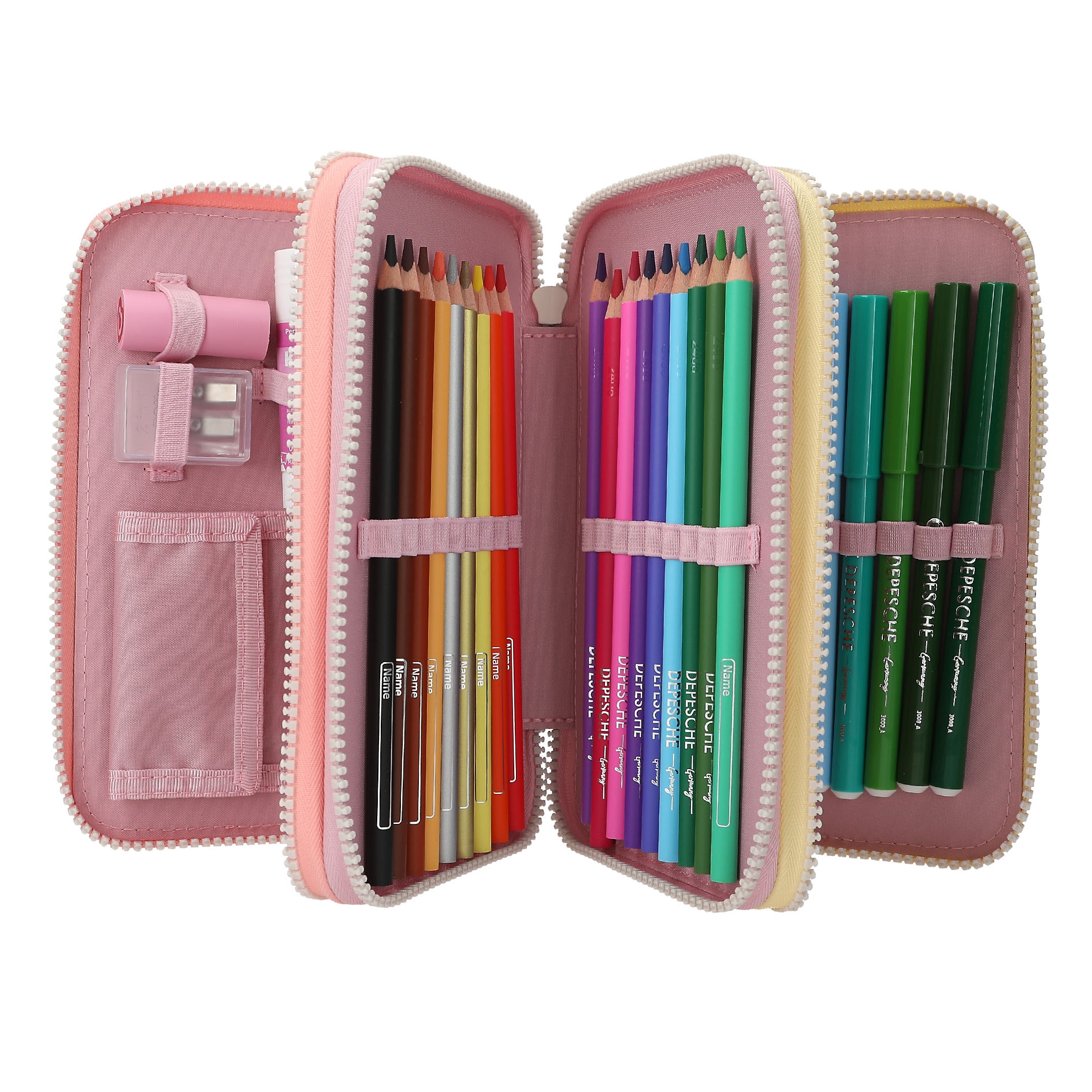 Ylvi 3-vaks etui unicorn