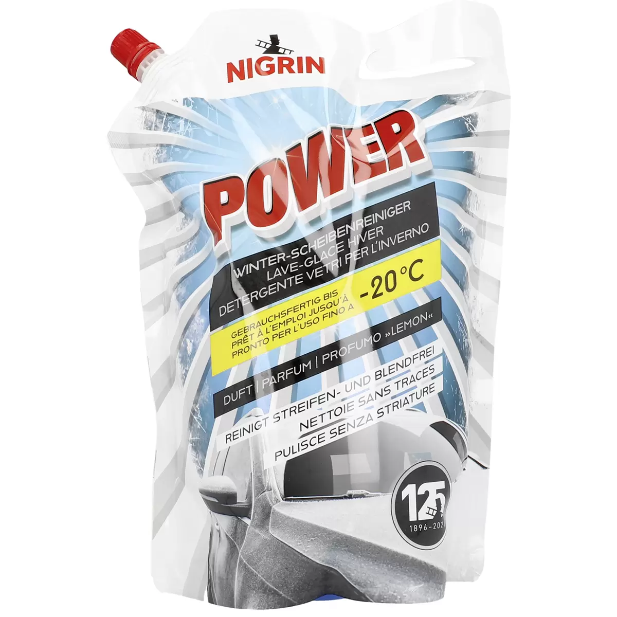 Winter-Scheibenreiniger 2L Nigrin Power Lemon Hellblau