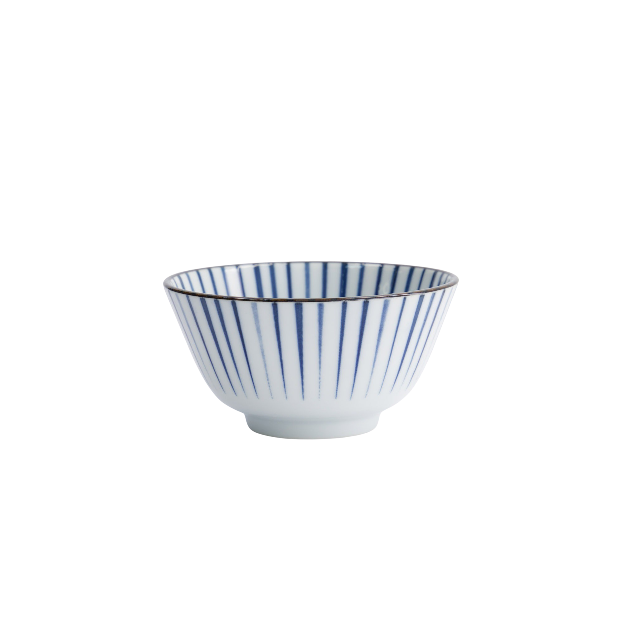 Tokyo Design Studio  Natsu Tokusa Rice skål, blå/hvid - Ø12 cm.