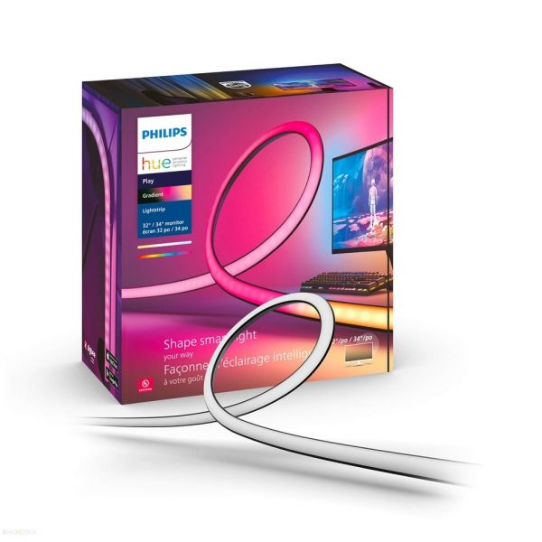 Philips Fita led Flexivel Play Gradient para Pc Rgb 15W 800Lm   Fonte Alimentação Hue - S7813170