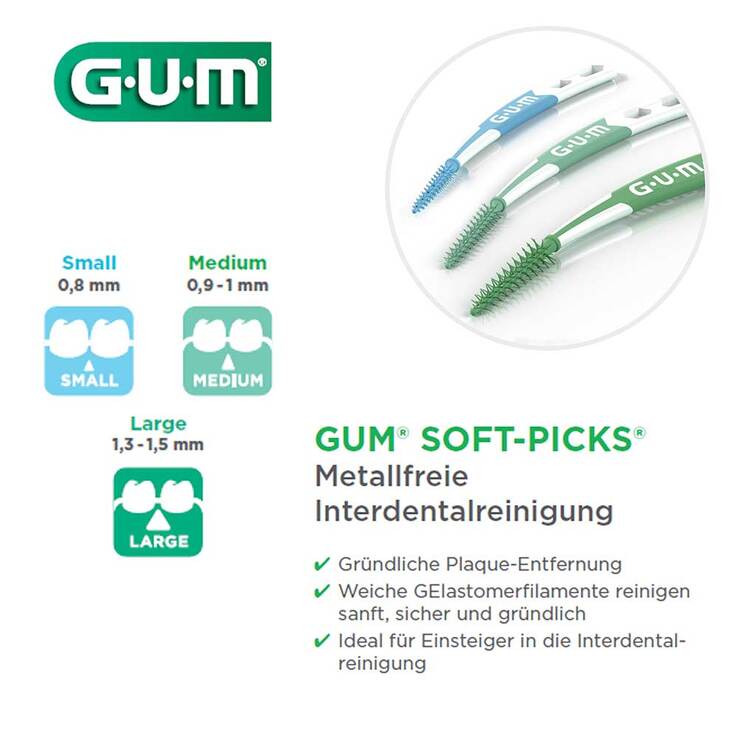 GUM Soft-Picks Pro large, 60 St