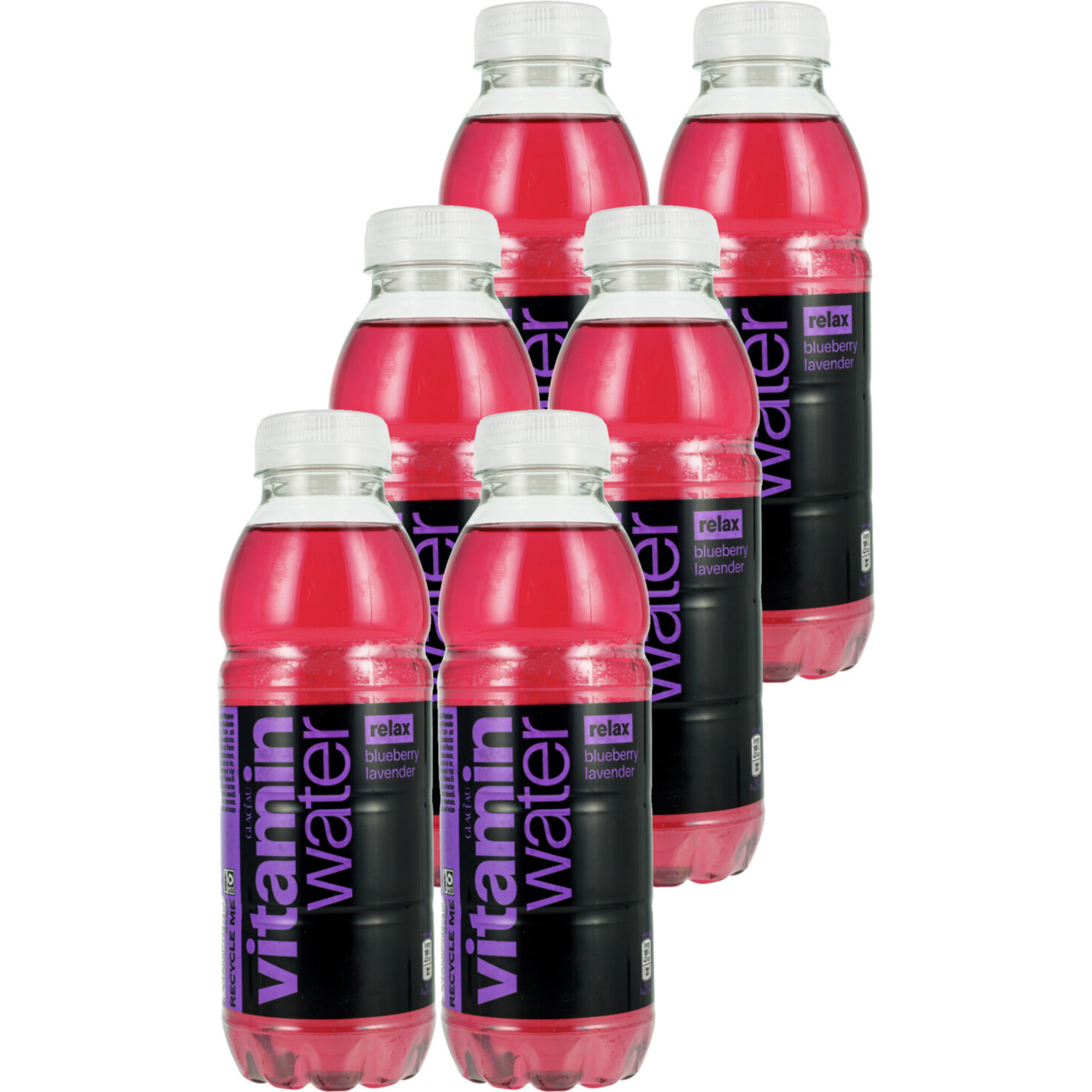 Vitaminwater relax Heidelbeere Lavendel 6x 50cl -6x 50cl