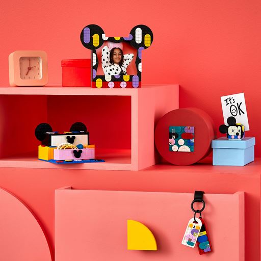 LEGO Dots Mickey Mouse Og Minnie Mouse Skolestart-Projektæske - 41964