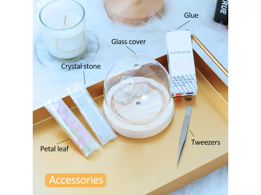 Veilleuse DIY ,Veilleuse Enfant Rechargeable LED,Lampe de Chevet,,Veilleuse tulipe DIY
