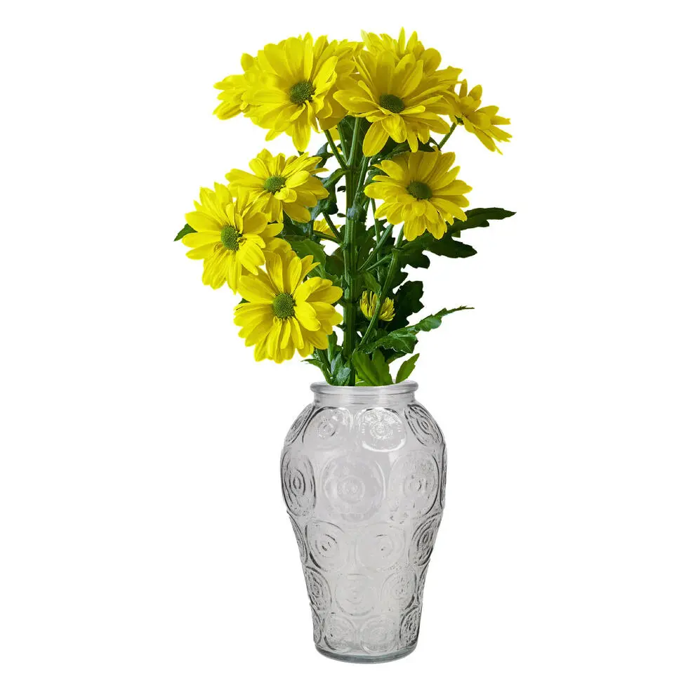 DK Design boeket vaas Circle - glas - transparant - 15 x 25 cm