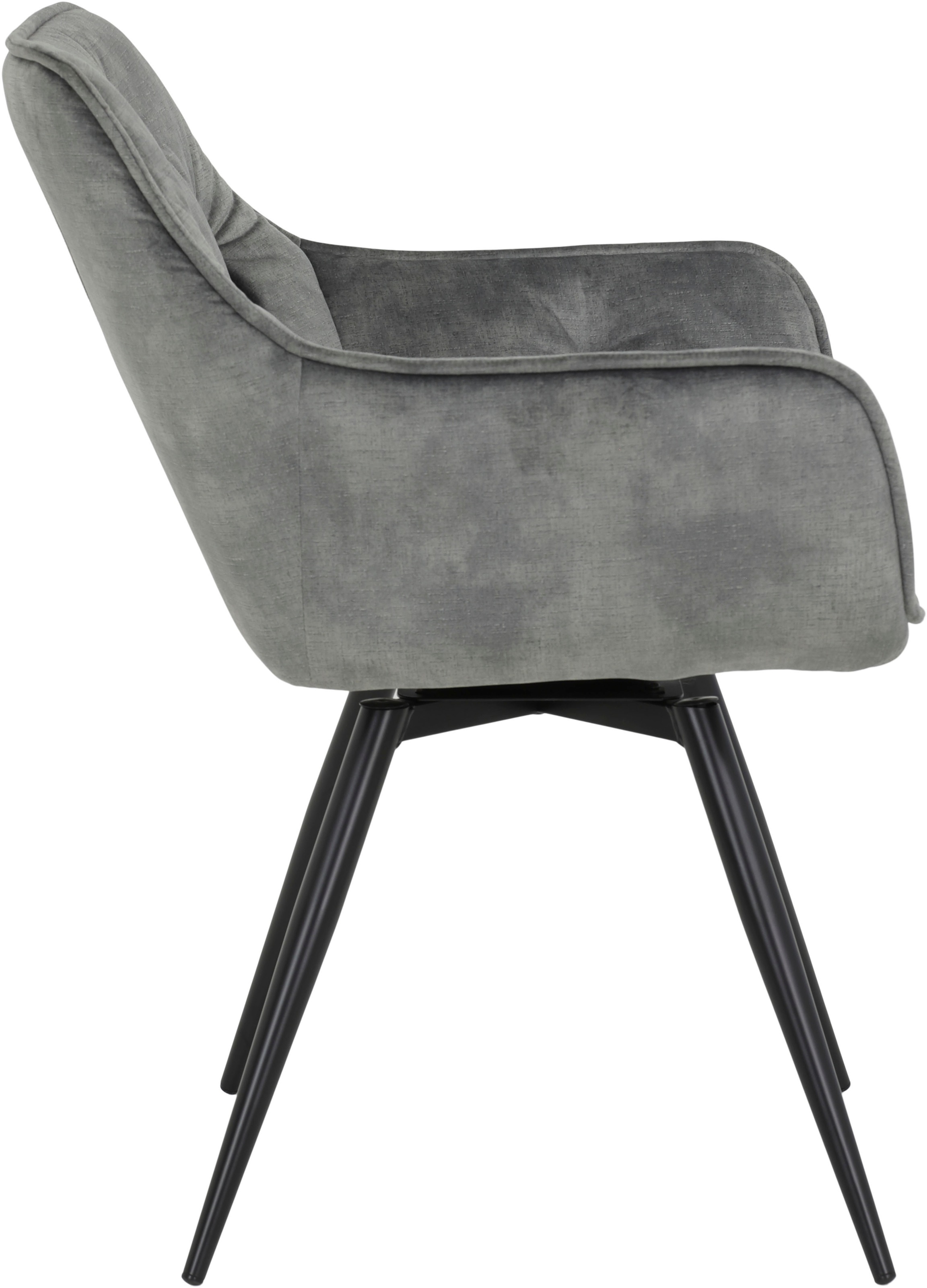 HELA Essgruppe »HAVEL« 7 Stk. tlg. Tisch 140-180x90 cm, Synchronauszug, Stuhl 360° drehbar, Armlehnen