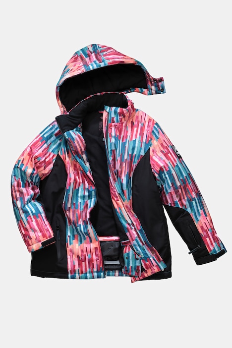 HYPRAR Funktionsjacke, wasserdicht, 2-Wege-Zipper, Schneefang