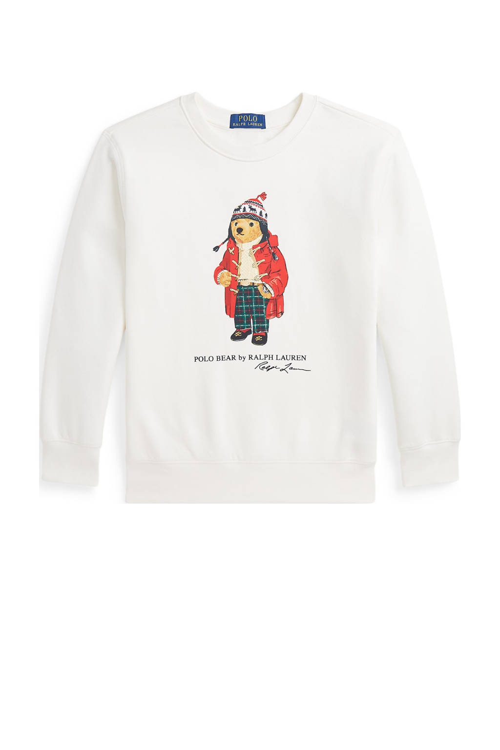 POLO Ralph Lauren sweater met printopdruk wit