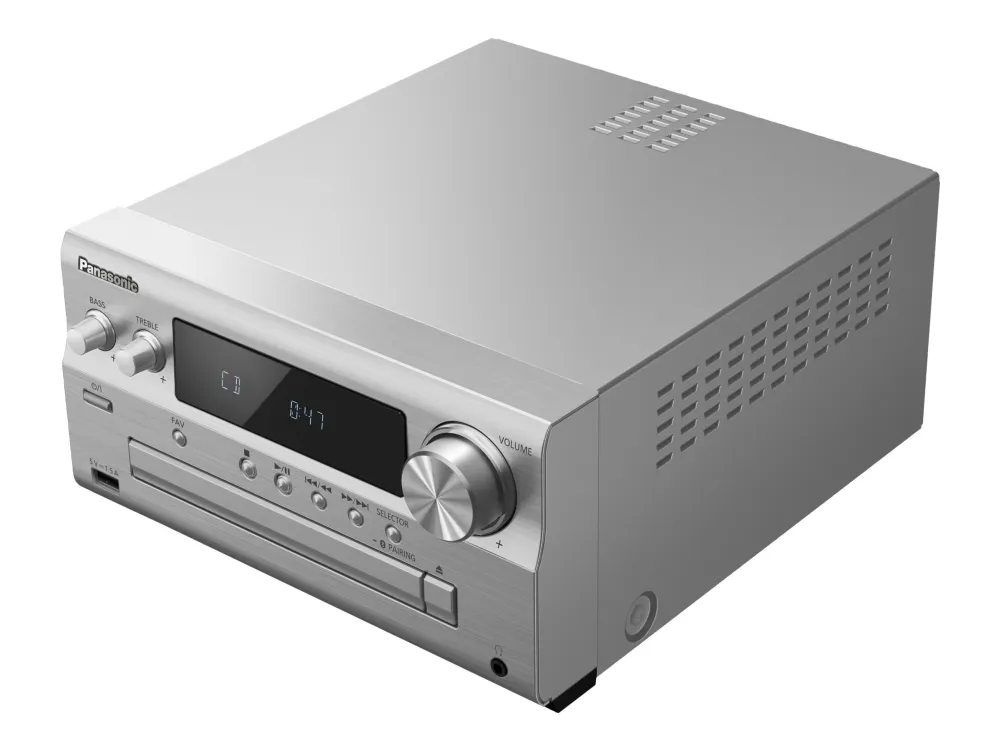 Panasonic SC-PMX802 - Audiosystem - 120 Watt (Total) - sølv