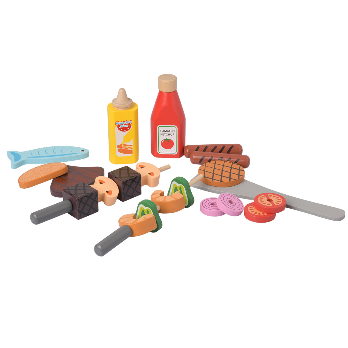 Pinolino Pinolino Kindergrill Jeff 24-teilig grau