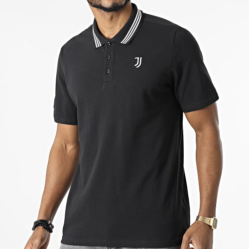 Polo A Manches Courtes Juventus HB6015 Noir