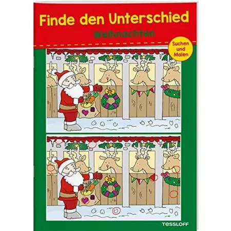 Tessloff Finde den Unterschied - Weihnachten: 24 kniffelige Suchbilder mit Lösungsteil