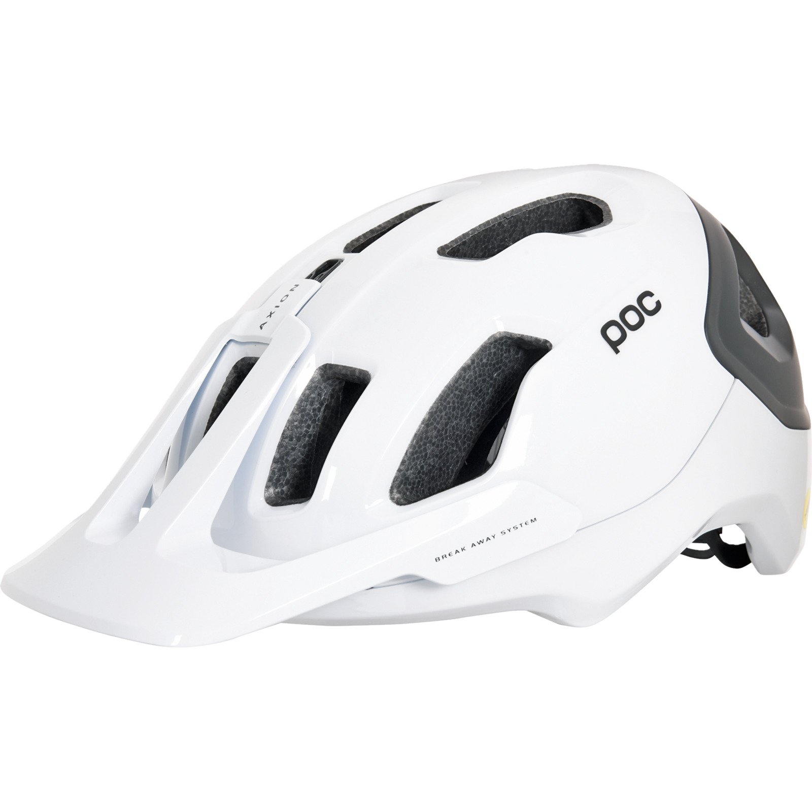 POC Erwachsenen-MTB-Helm Axion Race MIPS L, weiss